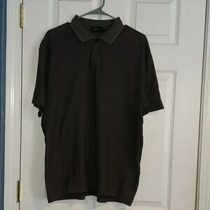 Claiborne charcoal gray dress shirt Sz Xl